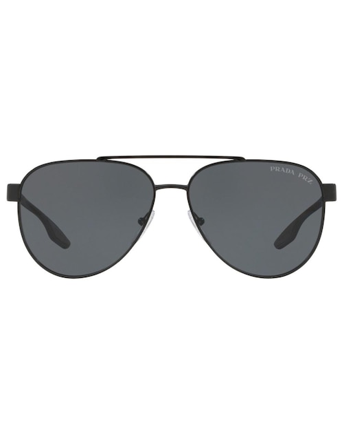 Lentes de sol Prada Rossa Linea Rossa Lifestyle PS 54TS 1AB5Z1 58 para hombre
