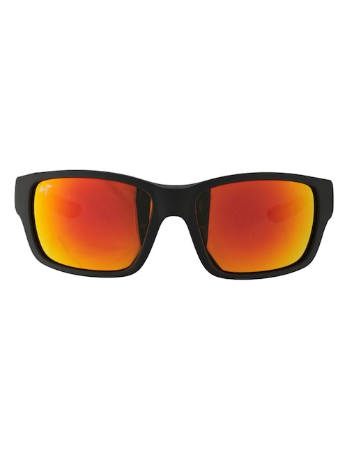 Lentes de sol Maui Jim Hawaii Lava RM604-02A para hombre