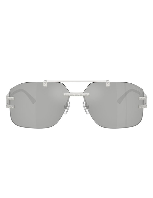 Lentes de sol Versace Damier Plaque para hombre
