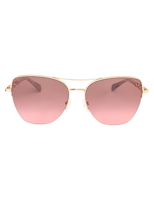 Lentes de sol Michael Kors Premium Fashion Dorado Beach para mujer