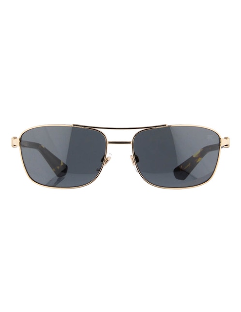 Lentes de sol Luxury Metal Shield para hombre 1
