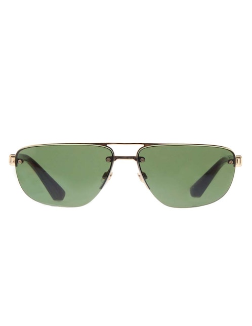 Lentes de sol Luxury Metal Shield para hombre 1