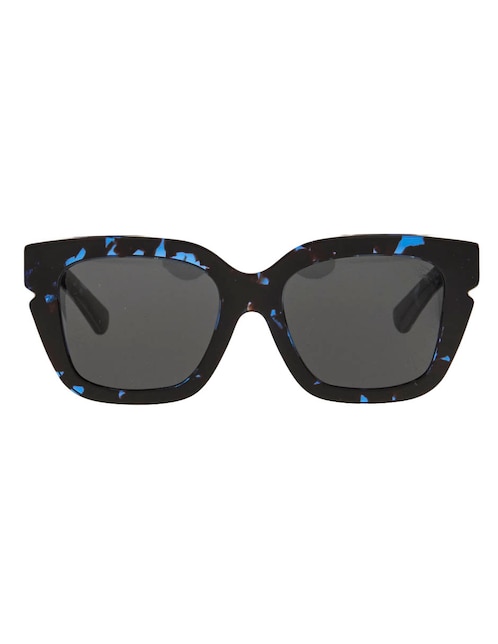 Lentes de sol Luxury Engraved Check para mujer