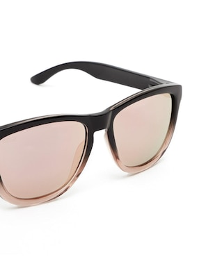 Lente solar Hawkers Fusion Hombre Y Mujer. Negro / Dorado Rosa