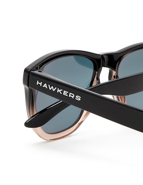 Lente solar Hawkers Fusion Hombre Y Mujer. Negro / Dorado Rosa
