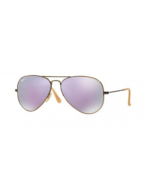 Lentes De Sol Ray Ban Kids Aviator Flash Lenses Unisex