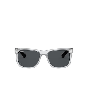 Lentes De Sol Ray Ban Kids Justin 651287 Rubber Transparent Para Hombre