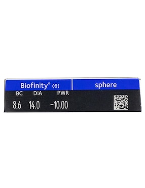 Lentes de contacto Biofinity para miopía e hipermetropía