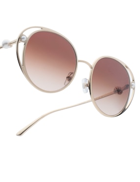 Lentes de sol Jimmy Choo Pearl Crystal Twin para mujer
