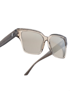 Lentes de sol Jimmy Choo Crystal Glitter Powder para mujer