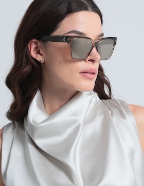 Lentes de sol Jimmy Choo Crystal Glitter Powder para mujer