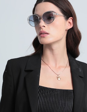 Lentes de sol Jimmy Choo Pearl Crystal Twin para mujer