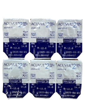 Lentes de contacto Johnson & Johnson para miopía e hipermetropía