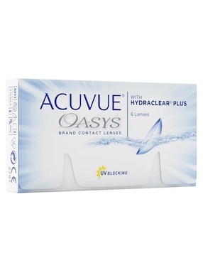 Lentes de contacto Acuvue Oasys para miopía e hipermetropía