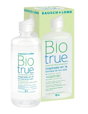 Solución para lentes de contacto blandos Biotrue 120 ml