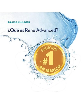Solución para lentes de contacto blandos Renu Advance 120 ml