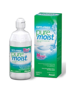 Solución para lentes de contacto blandos Optifree Puremoist 120 ml