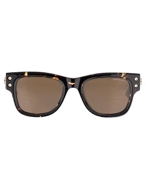 Lentes de sol Montblanc Snowcap Shiny para hombre