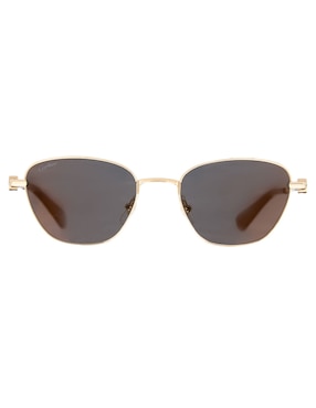 Lentes de sol Cartier Gold Grey Core Range para mujer