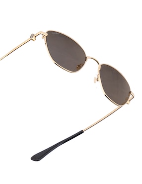 Lentes de sol Cartier Gold Grey Core Range para mujer