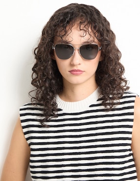 Lentes de sol Michael Kors Premium Fashion Dorado Beach para mujer
