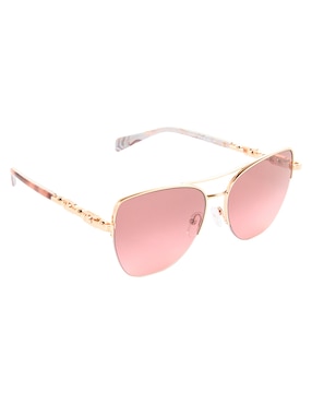 Lentes de sol Michael Kors Premium Fashion Dorado Beach para mujer
