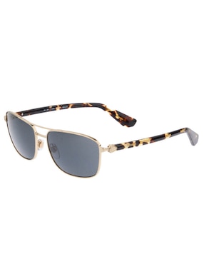 Lentes de sol Burberry Luxury Metal Shield para hombre