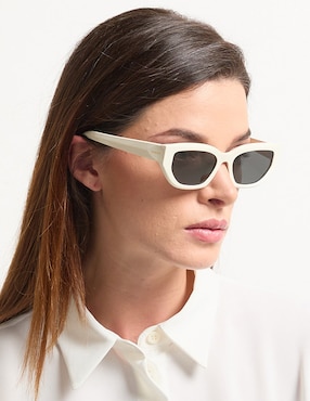 Lentes de sol Burberry Luxury Shield Facet para mujer