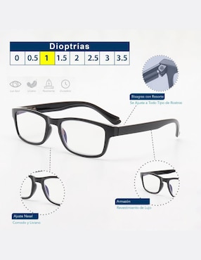 Lentes para luz azul Magma Life LENT3 unisex