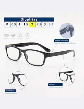 Lentes para luz azul Magma Life LENT3 unisex