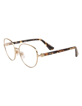 Armazón Burberry Luxury Metal Shield para mujer