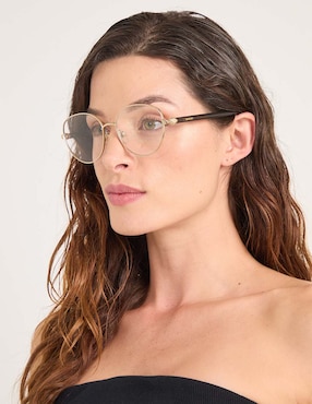 Armazón Burberry Metal Shield para mujer