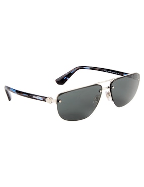 Lentes de sol Burberry Metal Shield para hombre
