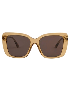 Lentes de sol Burberry Luxury Tubular Check para mujer