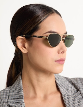 Lentes de sol Burberry Metal Shield para mujer