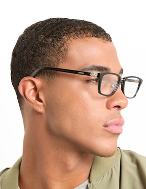 Armazón Burberry Luxury Metal Shield para hombre