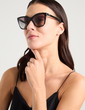 Lentes de sol Burberry Gradient Check para mujer