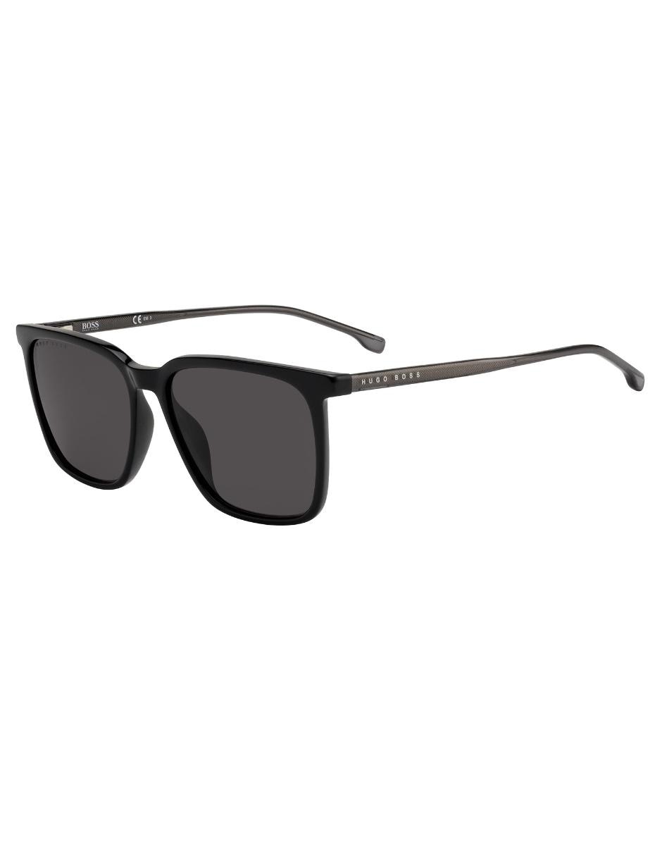 Lente Solar Negro Para Caballero Hugo Boss