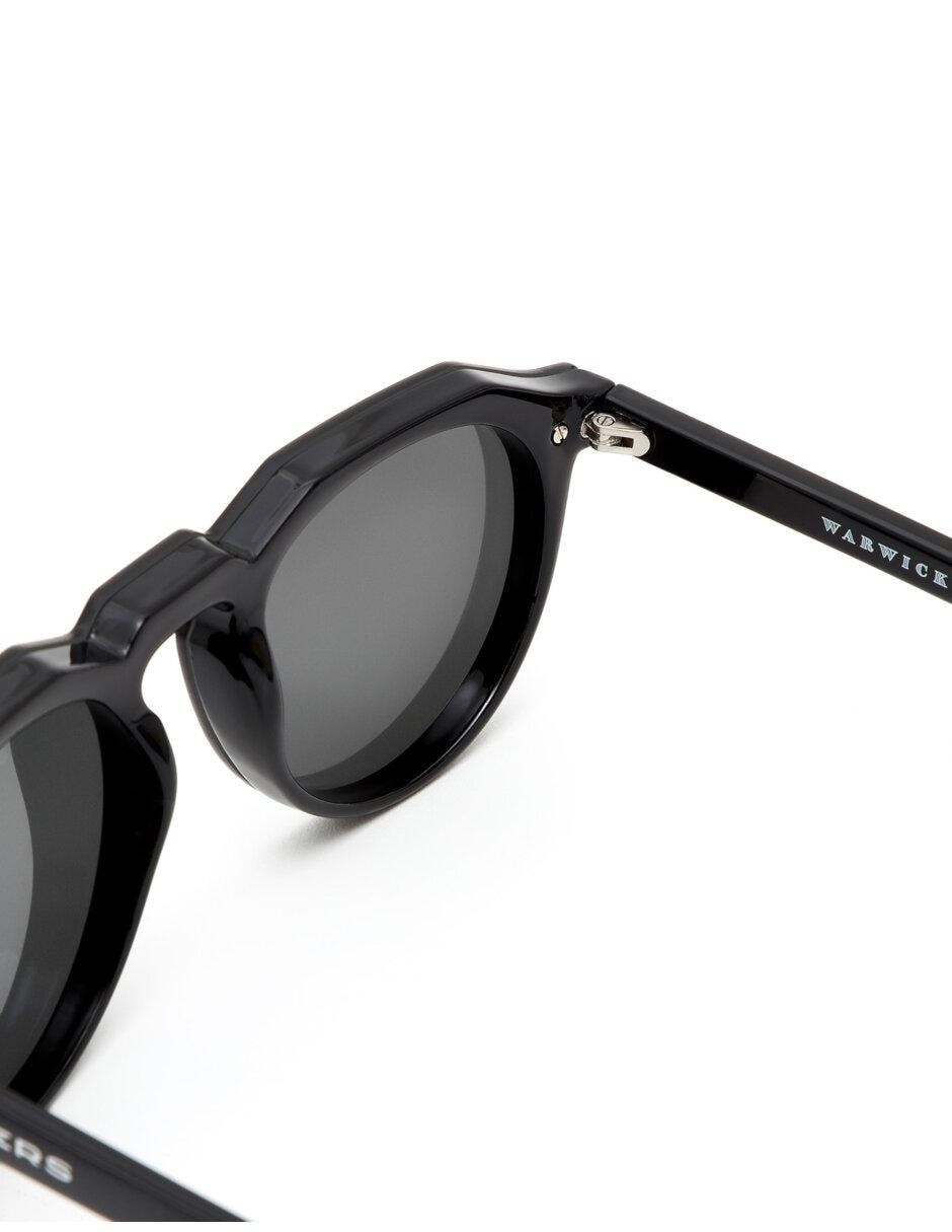 Lente solar Warwick Venm Hybrid. Negro / Azul Espejado 5