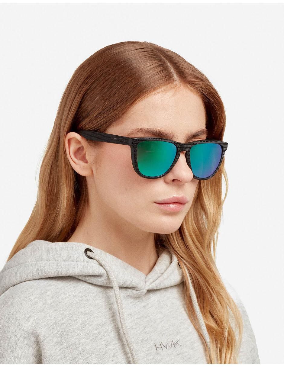 Lentes de sol One Raw One Raw Carbono Polarized Emerald unisex 3