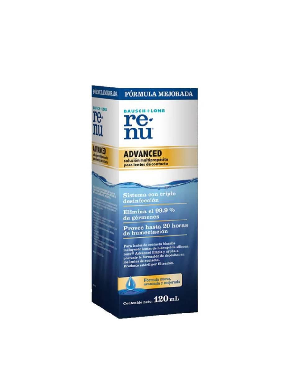 Solución para lentes de contacto blandos Renu Advance 120 ml