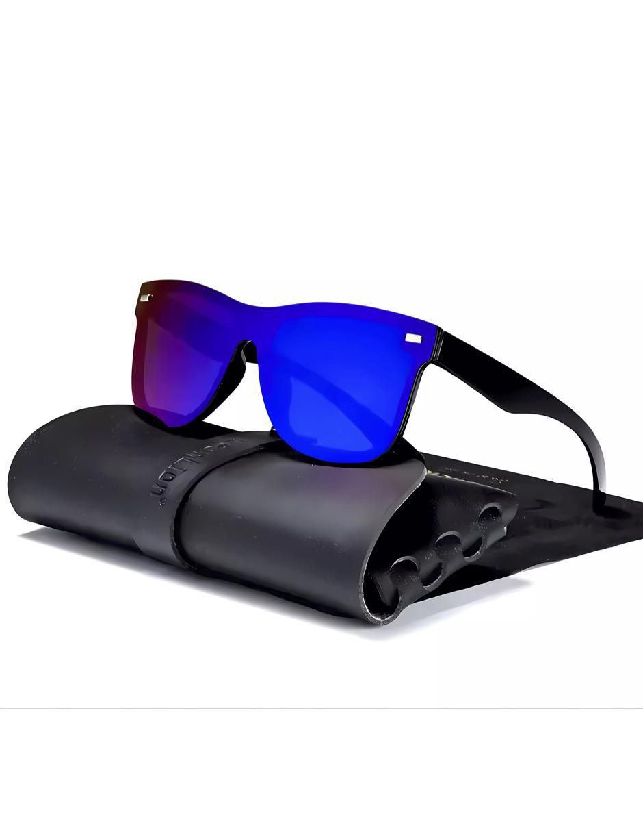 Lentes de sol Azul Negro unisex 3