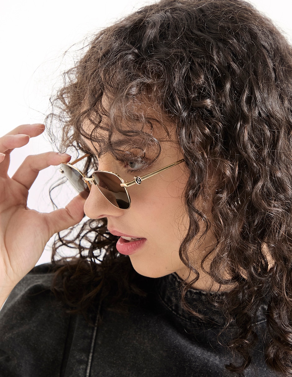 Lentes de sol Gold Grey Core Range para mujer 6