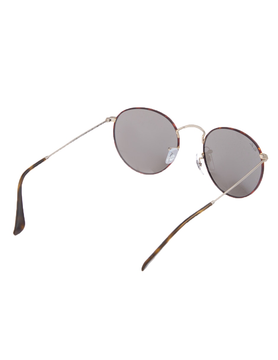 Lentes de sol Round Metal para hombre 4
