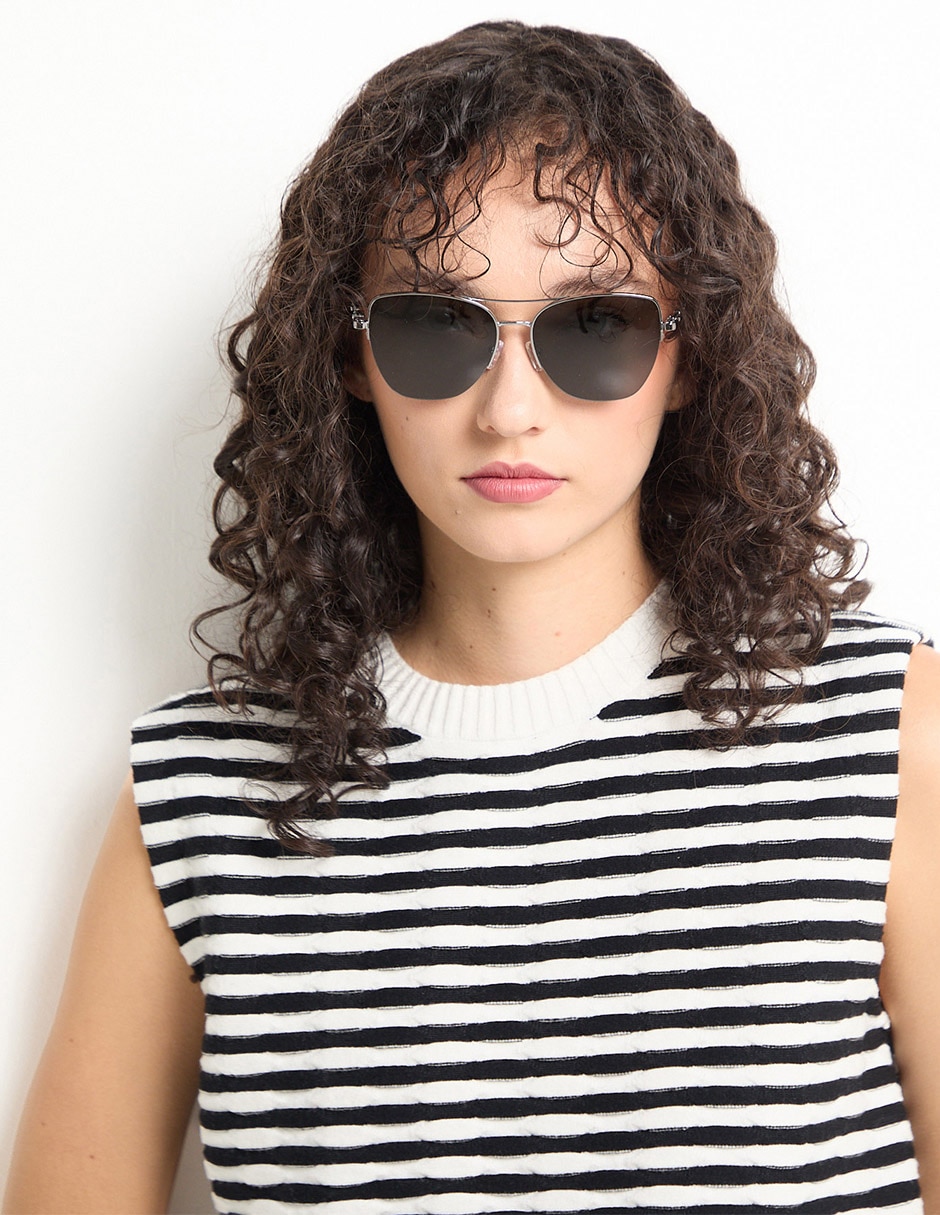 Lentes de sol Premium Fashion Dorado Beach para mujer 6