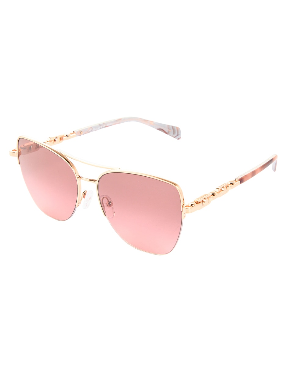 Lentes de sol Premium Fashion Dorado Beach para mujer 2