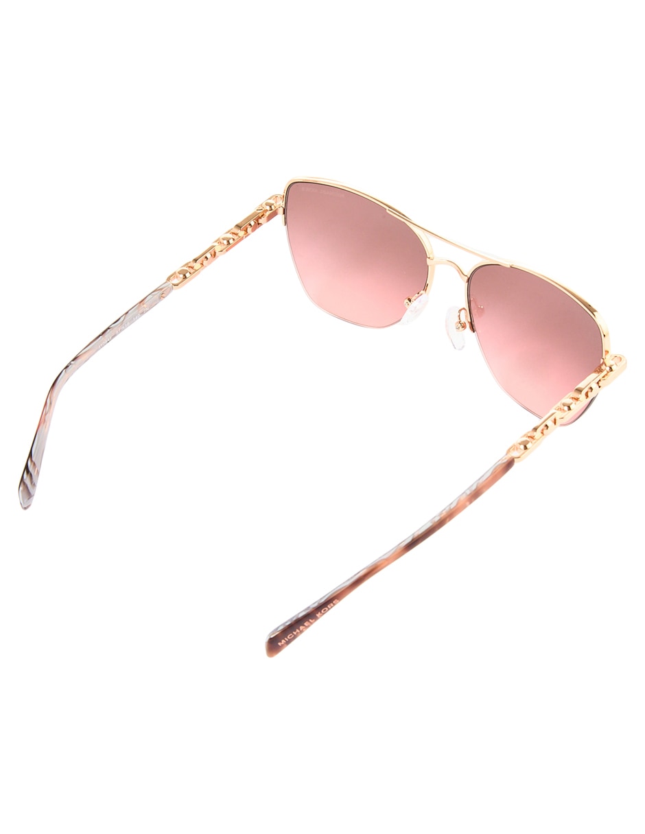 Lentes de sol Premium Fashion Dorado Beach para mujer 4