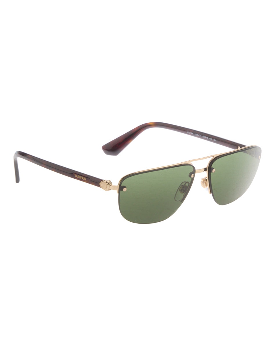Lentes de sol Luxury Metal Shield para hombre 3
