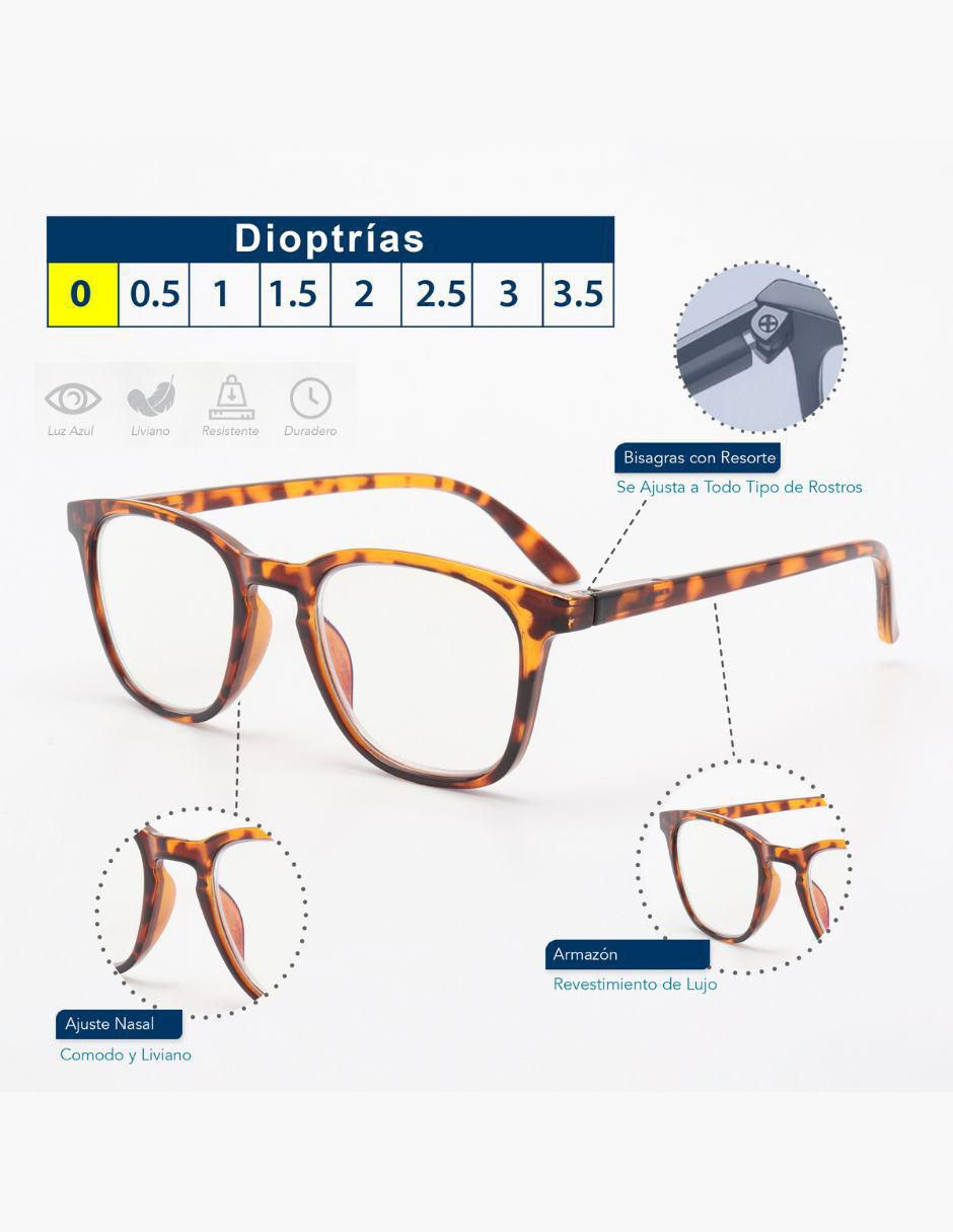 Lentes para luz azul LENT1 unisex