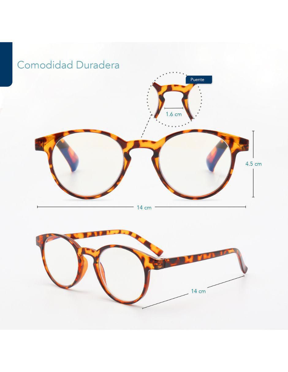 Lentes para luz azul LENT2 circular unisex 4